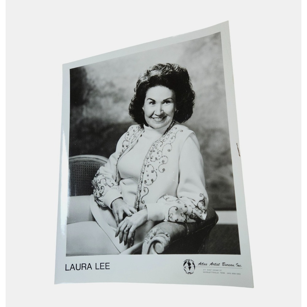 Vintage 60s-70s Laura Lee Country Western Music Artist 8x10 Press Photo Atlas
